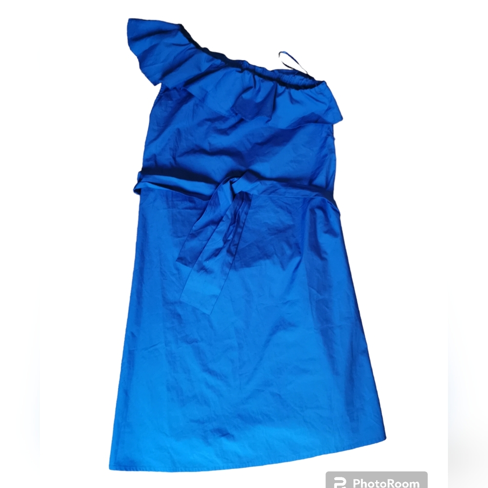 Banana Republic one shoulder ruffle dress (S)